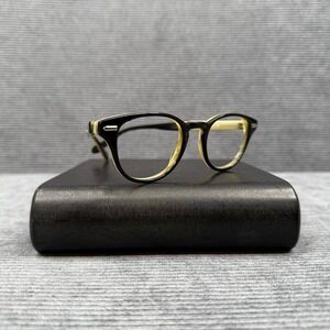Original Penguin The Murphy Eyeglasses Black Cream Round Frames 46-20-145 BK